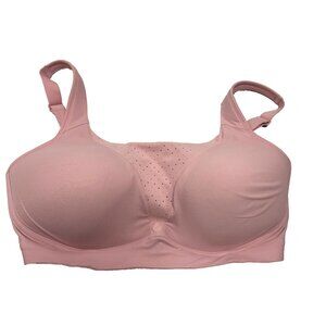 LuLuLemon Run Times Bra 36DDD Pink High Support Comfort Stretch Sweat Wicking